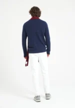 Navy cashmere trucker sweater | Men's and Women's Apparel | E-International Market 5